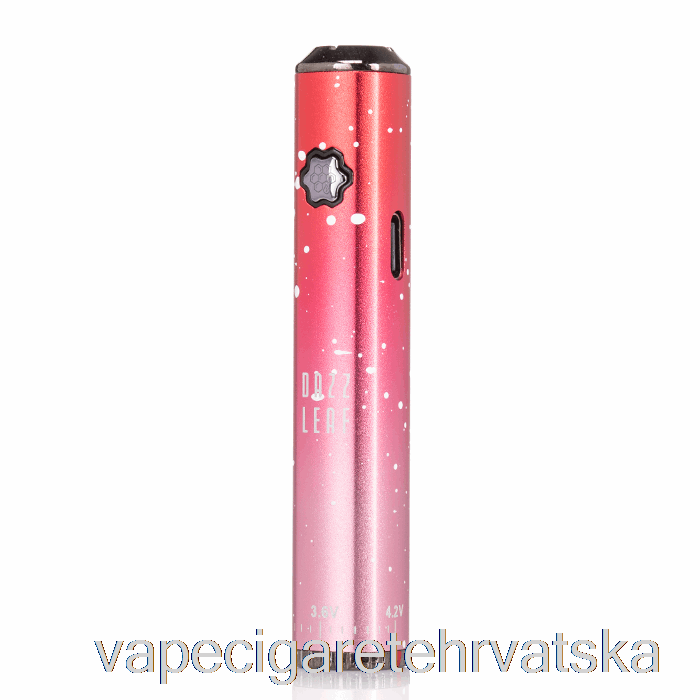 Vape Hrvatska Dazzleaf Squarii Bottom Twist 510 Baterija Red Splatter